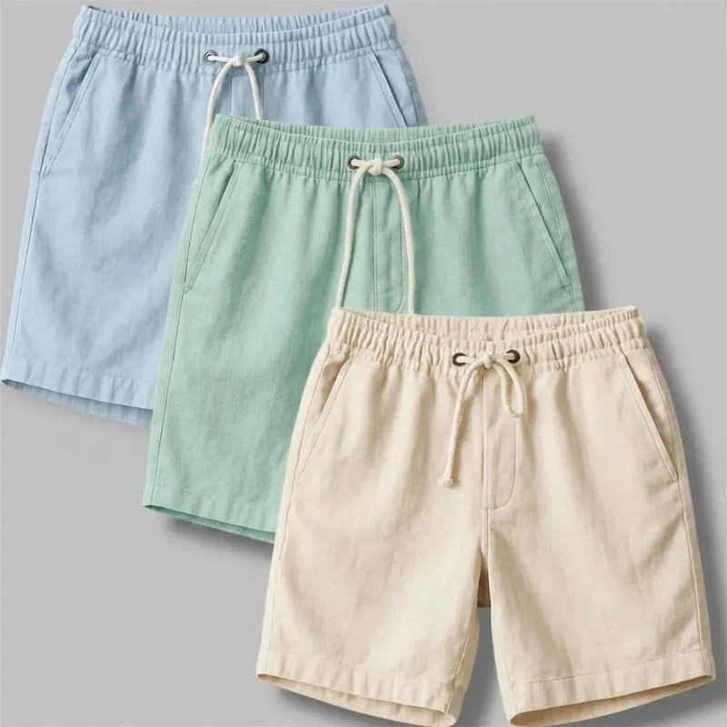 Bermuda casual linho